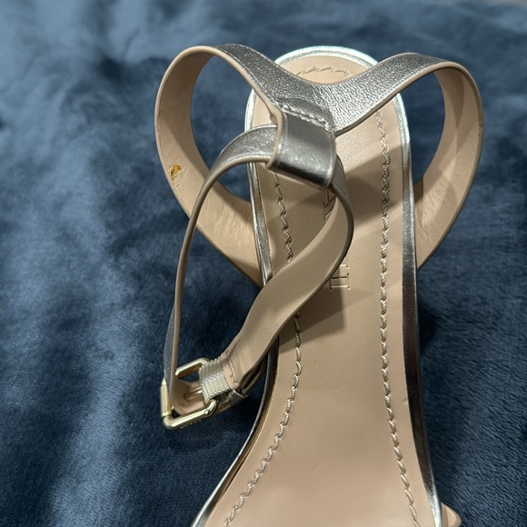 Coach Women's Maddi Rose Gold Leather Heels Size 8 - Picture 12 of 12